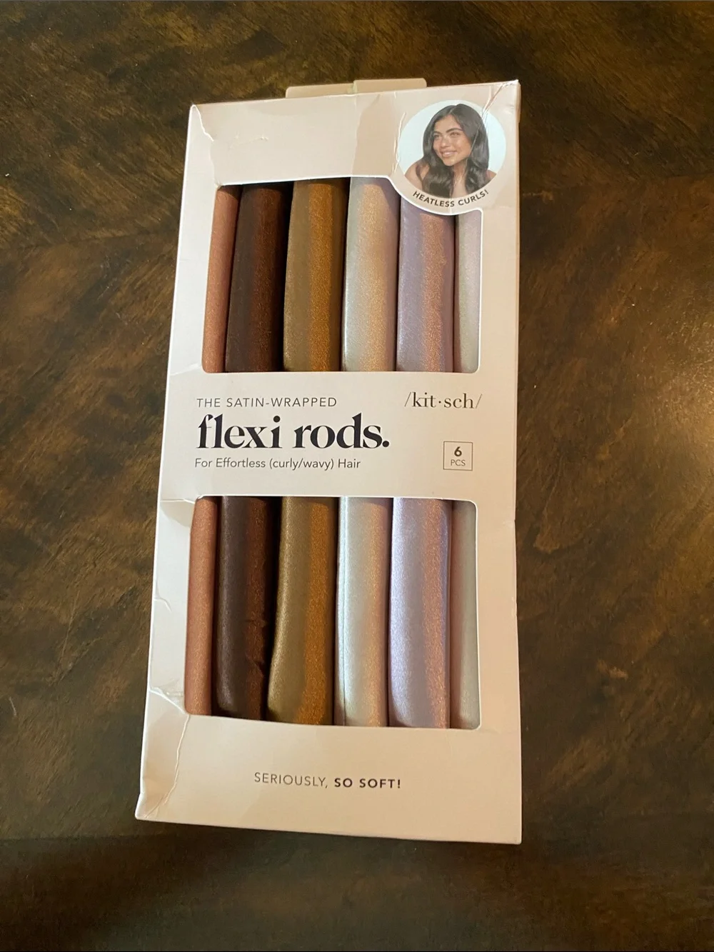 Kitsch Satin Wrapped Flexi Rods